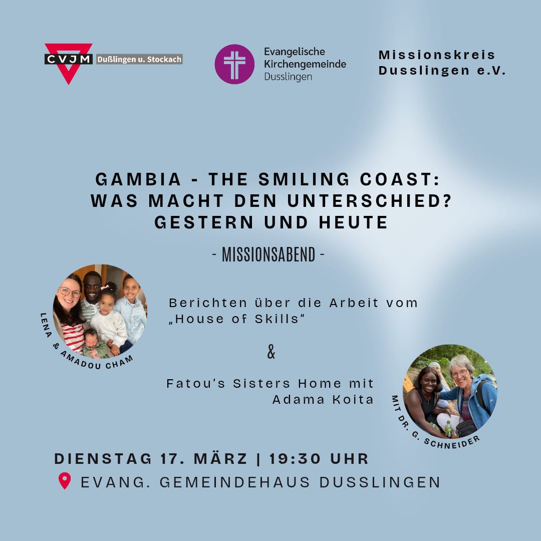 Missionsabend am 17. März