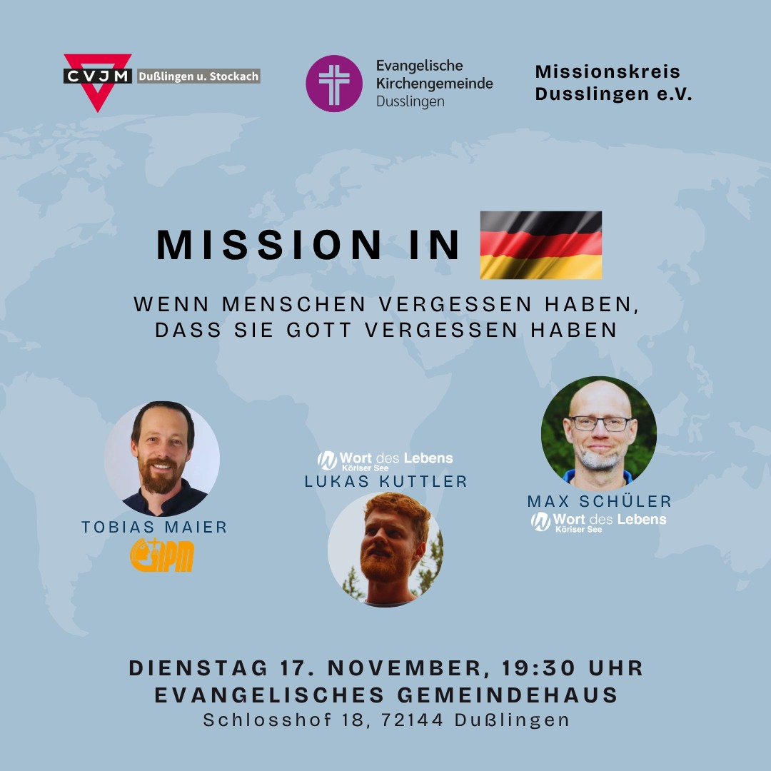 Missionsabend am 17. November